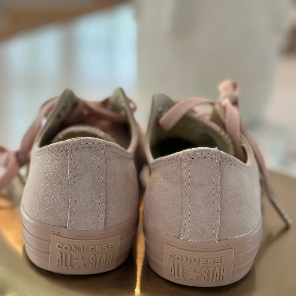 Pink All Star Suede Sneaker - Picture 2 of 3